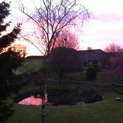 Sunset at Mellulah, Luccombe Farm
