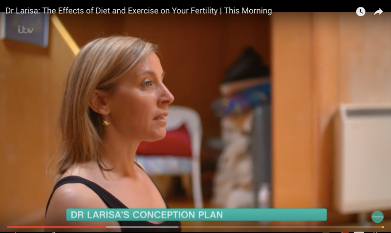Fertility yoga with Saira on ITV's This Morning 