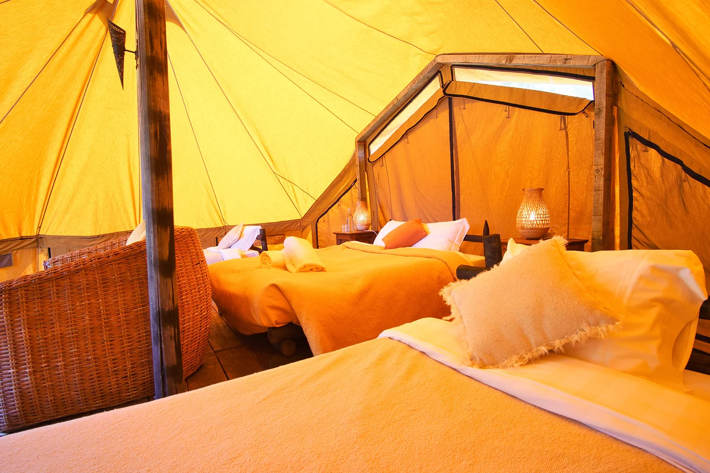 Field/Bell tent interior